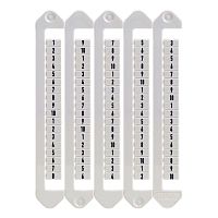 Маркировка для клемм, ширина 5 мм, символ 0, вертикальная ориентация | код NUTB-5-0V | DKC