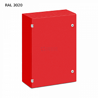 Шкаф компактный распределительный 100х80х30 IP66 RAL3020 | код MES 100.80.30 RAL3020 | ПРОВЕНТО