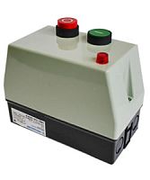 Пускатель электромагнитный ПМЛ-1230 УХЛ4 Б, 220В/50Гц, 1з, 10А, нереверсивный, с реле РТЛ-1014-2 7-10А, в корпусе из пластика IP54, с кнопками ПУСК + СТОП и сигнальной лампой (ЭТ) | код ET546255 | Электротехник