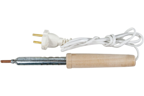 Паяльник 220 В, деревянная ручка 40 Вт | код 60504 | FIT