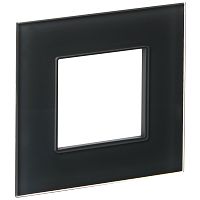 SKANDY Рамка 1-мест. SK-F21G стекло граф. IEK | код SK-M12-G-K53 | IEK