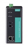Конвертер PTC-101-S-SC-LV 10/100BaseT(X) to 100BaseFX converter, single-mode, SC, dual redundant power (20-70 VDC), -40 to 85C | код 00-06033299 | MOXA