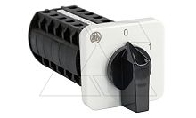 Переключатель BS 16 41 U, 11P, 20A, тип 0-1 (60°), 11NO на 1, 7.5kW(400VAC по АС-23), на дверь, фронт IP40 | код EAC610631 | Rade Koncar