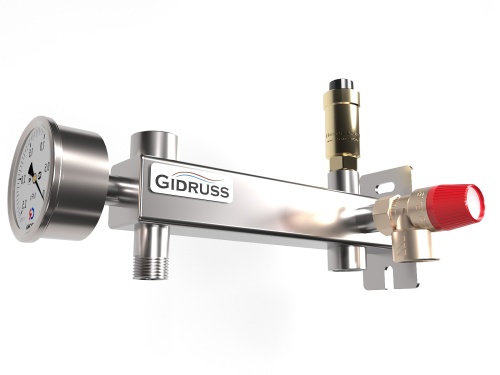 Группа безопасности расширительного бака консольная BKSS-24U | код BK 24U10| Gidruss