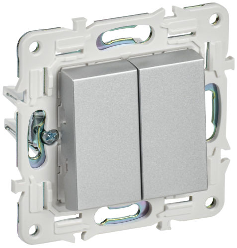 SKANDY Выключ. 2-кл. прох. 10А SK-V05S сереб. IEK | код SK-V22-0-10-K23 | IEK SKANDY Выключ. 2-кл. прох. 10А SK-V05S сереб. IEK | код SK-V22-0-10-K23 | IEK