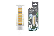 Лампа светодиодная G4-7 Вт-230 В-4000 К, SMD, 18,5x57 мм TDM | код SQ0340-0220 | TDM