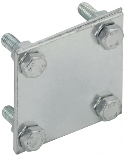 Заж. крес. пол.-пол. 30мм оц. сталь IEK | код ZCC63-11-1-30 | IEK