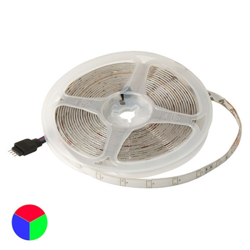 Светодиодная лента RUICHI, 2835, 300 LED, IP65, 12 В, RGB, длина 5 м | код 109727 | Ruichi