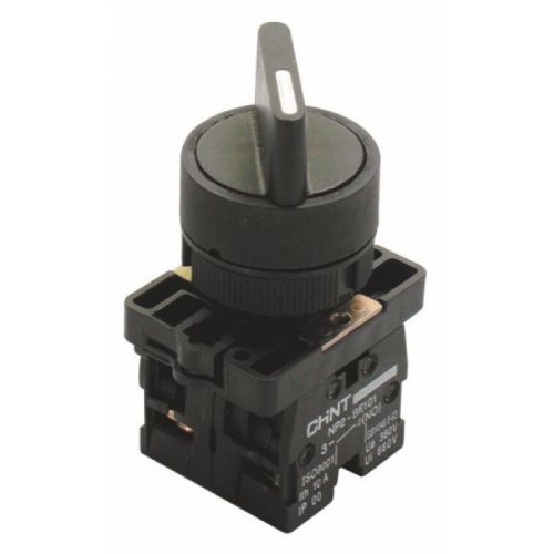 Переключатель NP2-ED23, 2 положения фиксацией, 2НО, IP40 (R) | код 575422 | CHINT Переключатель NP2-ED23, 2 положения фиксацией, 2НО, IP40 (R) | код 575422 | CHINT