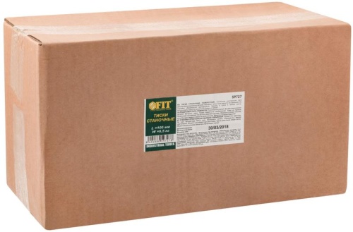 Тиски станочные поворотные усиленные 100 мм (6.5 кг) | код 59727 | FIT фото 3