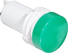 Светодиодная лампа СКЛ-14А-Л-1-12-П, зеленая, плоский излучатель, 12В пост., диаметр посадочного отверстия 22мм, УХЛ2.1 | код A8021-80069428 | Каскад-Электро