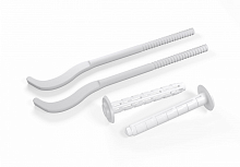 Комплект плоских кронштейнов с дюбелями 7.2х170 мм серебристые (RT06-02) | код НС-1095830 | Royal Thermo