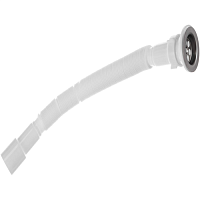 Сифон гофрированный АНИ 1 1/2' х 40/50 удлиненный | код G116 | АНИ пласт