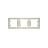 Рамка 3-м Бриллиант горизонт. сл. кость UNIVersal 7948707