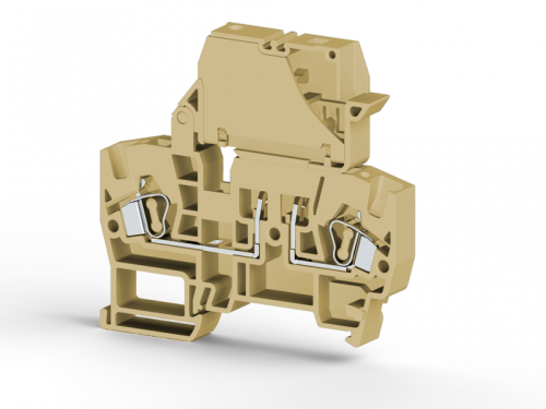 355 110, Клеммник пружинный с держ.предохр. (5х20, 5х25), откид.картридж, на DIN-рейку, 4 мм.кв., (бежевый), YBK S | код 0.0.0.3.55110 | KLEMSAN 355 110, Клеммник пружинный с держ.предохр. (5х20, 5х25), откид.картридж, на DIN-рейку, 4 мм.кв., (бежевый), YBK S | код 0.0.0.3.55110 | KLEMSAN