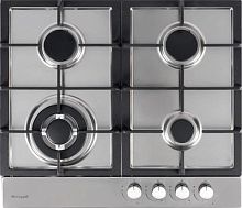 Газовая варочная поверхность Weissgauff HGG 641 Xh нержавеющая сталь | код 1068842 | WEISSGAUFF