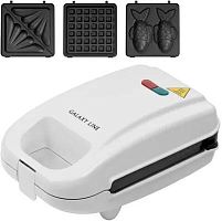 Вафельница Galaxy Line GL 2971 750Вт белый | код 1968848 | GALAXY LINE