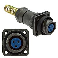 Разъём быстроразъёмный SZC FQ14-3pin ZPK-8, 3-х контактный | код 107077 | SZC