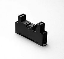 Розетка с винтовыми клеммами (с зажимной клетью) для реле 40.31, применяются модули 99.80, в комплекте металлическая клипса 095.71, версия: черный цвет (заказ минимум/кратно 1000шт) | код 958330SMA | FINDER