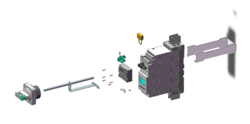 ОСНОВАНИЕ ДЛЯ ВЫНОСНОЙ ПОВОРОТНОЙ РУКОЯТКИ MFS | код MFSAPN02 | Systeme Electric