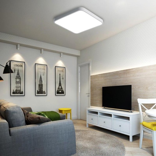 Светильник светодиодный декоративный PPB Scandic-S 36Вт 4000К IP20 330х330х50 настенно-потолочный WH | Код. 5037175 | JazzWay фото 3 Светильник светодиодный декоративный PPB Scandic-S 36Вт 4000К IP20 330х330х50 настенно-потолочный WH | Код. 5037175 | JazzWay фото 3