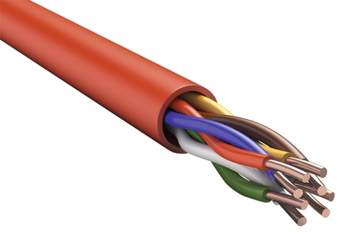 ITK Кабель огнестойкий КПСнг(А)-FRLSLTх 1х2х1,5 красный (200м) | код FR1-01-U-8504 | IEK