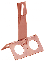 Дер. пр. кр. 6-8мм конька шир. h=100мм медь IEK | код ZDP81-50-4-68-100 | IEK