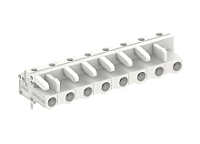 475856 Розетка на плату MCS, горизонт., угловой припой, шаг 7.5мм, 6 конт., сер., шт | код 475856 | SUPU