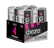 Элемент питания алкалиновый C/LR14 1.5В Alkaline Pack-4 (уп.4шт) | код 5033160 | ФАZА
