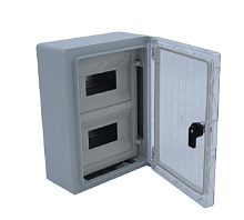 Корпус щита распределительного 250x330x130мм, Din-рейки 18M (2х9), навесной, пластик | код CP5112 | CETINKAYA PANO