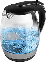 Чайник электрический Scarlett SC-EK27G47 1.8л. 2200Вт черный (корпус: стекло) | код 1541140 | SCARLETT