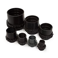 Муфта вводная для металлорукава пластиковая МВП-12 (3/8 ) Промрукав | код PR08.3008 | ПРОМРУКАВ