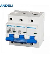 Авт. выкл. ADB3-125H 3P 125A 10KA х-ка (8-12In) (ANDELI) | код ADL01-674 | ANDELI