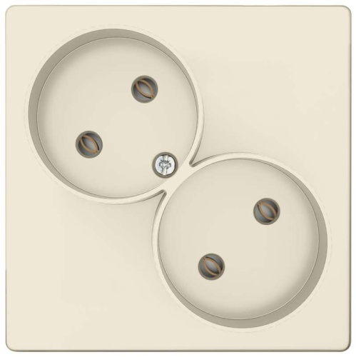 Розетка 2х2К без защитных шторок, слоновая кость | код 2450457-031 | Simon Розетка 2х2К без защитных шторок, слоновая кость | код 2450457-031 | Simon