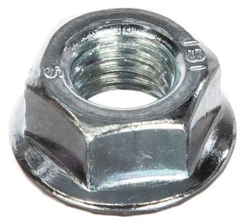 Гайка DIN6923 М8 шестигранная с фланцем оцинкованная (100 шт) | код. 28732-0 | FIT