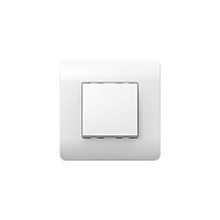 (NEW3-E) Переключатель 1-клавишный, 10А, белый | код 431516 | CHINT
