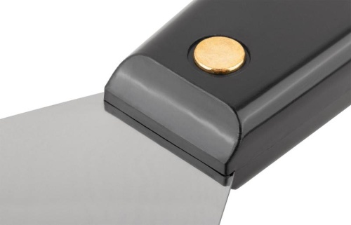 Шпатель для удаления ржавчины профи толщ. лезвия 1мм пластик. ручка сметал. бойком 3дюйм (75мм) FIT 06400 фото 8 Шпатель для удаления ржавчины профи толщ. лезвия 1мм пластик. ручка сметал. бойком 3дюйм (75мм) FIT 06400 фото 8