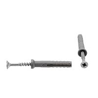 Дюбель-гвоздь KRANZ потайной бортик, полипропилен 6х40, пакет (100 шт./уп.) | код KR-02-3621-007 | KRANZ