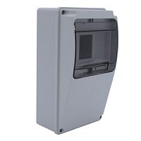 Корпус промышленного щита 130x240x105мм, 6M, пластик | код CP6000 | CETINKAYA PANO