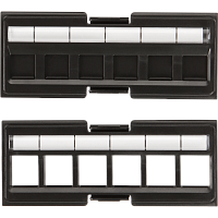 Вставка под кейстоны в модульную панель, неэкранированная, 6 портов, без шторок | код LAN-FRM-IN-6OK-UXX | LANMASTER