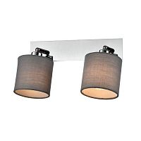 Светильник Perlita 7058-702 2хE14 40Вт настенно-потолочный спот поворотный с выключателем Rivoli Б0055009