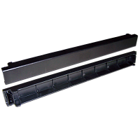 19 пластиковая фальш-панель 1U, быстросъемная, черная | код LAN-CB-FPP-1U | LANMASTER