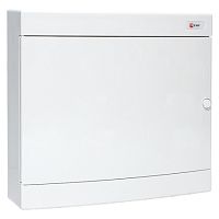 Щит распределительный навесной Unix белая дверь 2х18 модулей IP40 EKF PROxima | код ux-2x18-nw | EKF
