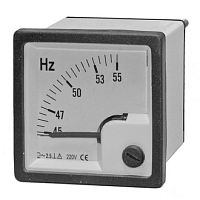 Частотомер RUICHI 45-55 Гц, 380 В, 48х48 мм, вертикальный | код 57979 | Ruichi
