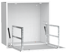 ITK LINEA R Шкаф встр. потол. 6U 600х600мм дв. мет. белый | код LR16-6U66-MF | ITK by IEK