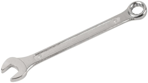 Ключ комбинированный ''Хард'', хромированное покрытие 9 мм | код 63139 | FIT Ключ комбинированный ''Хард'', хромированное покрытие 9 мм | код 63139 | FIT