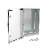 Корпус пластиковый с монтажной панелью ЩМП IP65 прозрачная дверь 700х500х250 Промрукав | код PR08.26496 | ПРОМРУКАВ