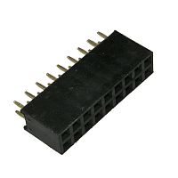 Гнездо для плат 2.54 мм RUICHI PBD 18, 18 контактов | код 63448 | Ruichi