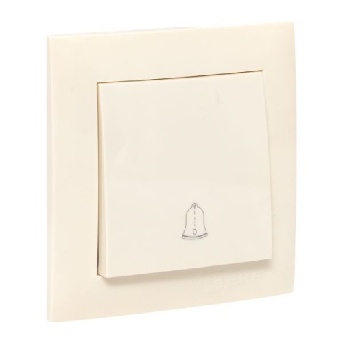 Валенсия кнопка звонка 10А кремовая | код EWV10-026-20 | EKF фото 3