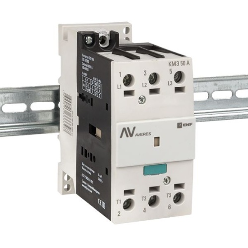 Контактор КМЭ 50А 230В АС AVERES | код ctr-s-50-00-230-av | EKF фото 4